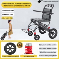 KANBEIO Upgrade ultra large wheelchair | ultra wide wheelchair | aluminum alloy wheelchair | with tr
