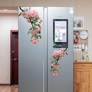 ✨Taiwan Ready Stock/Free Shipping✨New Begonia Flower Refrigerator Sticker Double Door Folio Refriger
