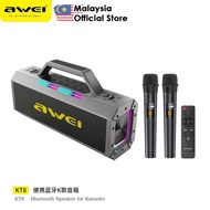 Awei KT8 Wireless Speaker RGB Outdoor Speaker Bass Portable Karaoke Speaker Awei Bluetooth Speaker