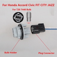 Honda Accord Civic Tail Light T20 7440 Bulb Holder Connector Socket Adapter