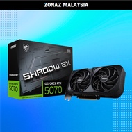 MSI GEFORCE RTX5070 SHADOW 2X OC 12GB GDDR7 GRAPHIC CARD
