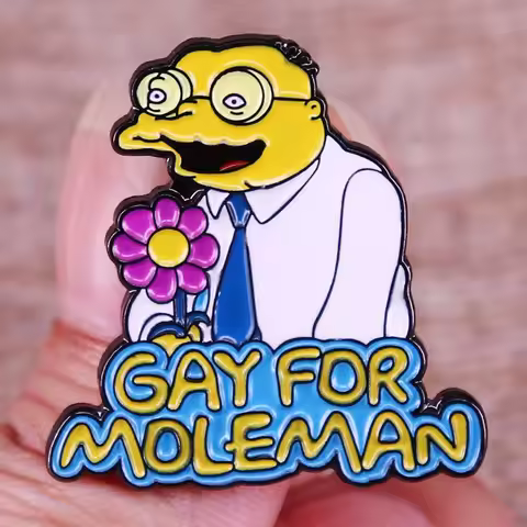 Gay for Molemans Enamel Pins Backpack Lapel Pin Shirt Bag Badge Jewelry Gift for Friends