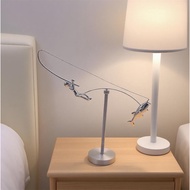 The Fisherman Balancing Sculpture, Kinetic Sculpture Fishing, Handmade Metal Art