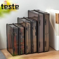 Certificate Storage Box, Plastic Transparent A4 File Box, Durable Dustproof A4 Multifunctional Data 