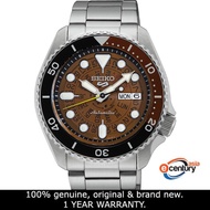 Seiko 5 Sports SRPJ47K1 Men's Automatic Day-Date 100M Stainless Steel Bracelet Watch