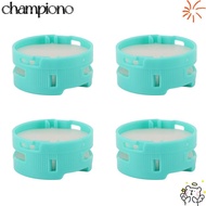 CHAMPIONO 4PCS Odor Neutralizer Replacement Cartridge, Plastic Green Cartridge Air Purifier, Clip In