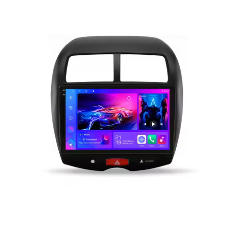 Car Radio Android 16 For Mitsubishi ASX 1 2010-2016 2K QLED Stereo Multimedia Video Player GPS AI Vo