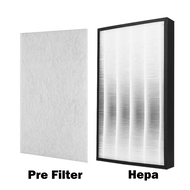 FZ-F50HFE ชุดเปลี่ยนแผ่นกรอง Hepa และ FZ-F50DEE ถ่านกัมมันต์สำหรับเครื่องฟอกอากาศ Sharp FP-J40 FP-GM