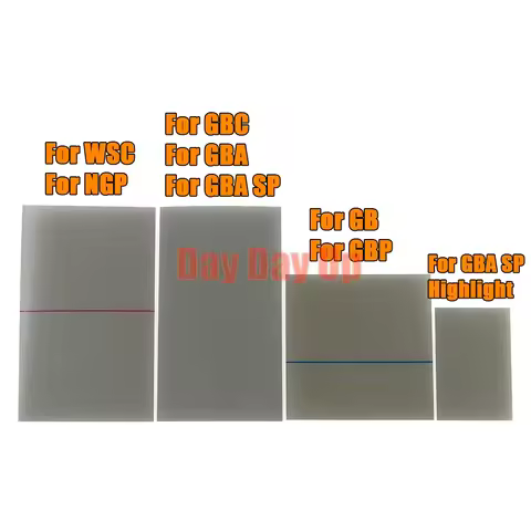 2PCS Polarized Polarizer Filter Film Sheet For GB WSC for GBA SP Highlight for GBC GBA WSC GBA SP NG