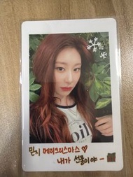 ITZY nbd 12月領拍 拍立得