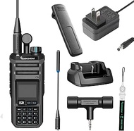 QuanSheng TK11(5) Multi-Band Walkie Talkie - 10W, NOAA Weather Alerts, 999 CH, Frequency Meter, Type