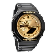 [Creationwatches] Casio G-Shock Analog Digital Black And Gold Color Resin Strap Quartz GA-2100GB-1A 200M Mens Watch