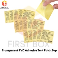 Transparent PVC  Self Adhesive Nylon Sticker for Inflatable Products/ Outdoor Tent Jacket Repair Tap