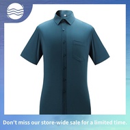 【mama41319】 OREN SPORT Baju Kemeja Korporat Lelaki Perempuan F1 Uniform Berkolar Lengan Pendek F148