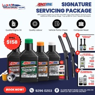 Car Servicing - AMSOIL Signature Series Engine Oil Service Package | 0W20 5W30 0W40 5W50