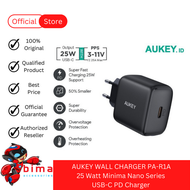 AUKEY Adapter Wall Charger USB C PD 25W Minima Nano Type-C PA-R1A Charger Aukey PA-R1A