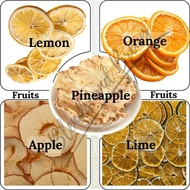 Dehydrated Fruit teas (Apple, Blueberry, Floral Fruit, Lemon, Lime, Orange, Orange peel, Pineapple)
