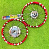 SET RIM ALLOY 3CALIT 17 x 1.40 SIAP LIDI GOLD DAN SIAP PASANG PNP HONDA BEAT, ICON, CLICK, SPACY, VA