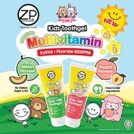 ZP Kids Tooth Gel 60gr Children's Toothpaste Multivitamin Children's Toothpaste Toothgel