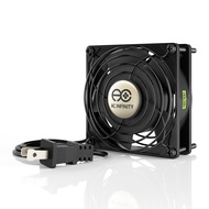 AC Infinity AXIAL 9225, Muffin Fan, 120V AC 92mm by 92mm by 25mm High Speed, UL-Certified for DIY Co