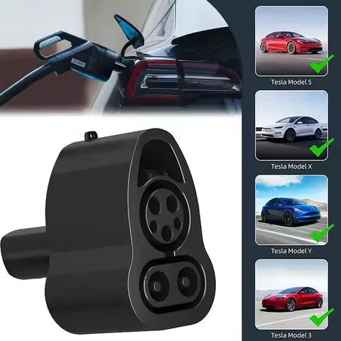 For Tesla Model 3/X/Y/S EV Charger DC Adapter CCS1 To Tesla 250KW Electric Vehicle Convertor Chargin