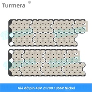 Giá Đỡ Pin Xe Đạp Điện Turmera 48V 52V 60V 21700 Niken Tương Thích Với 13S6P Đến 16S6P Phụ Kiện Tự C
