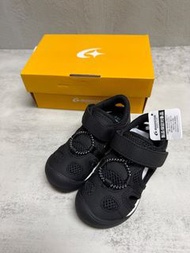 「全新」100% new MOONSTAR 黑色 兒童 涼鞋 波鞋 15.0碼