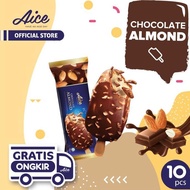 Aice Ice Cream Chocolate Almond isi 10 pcs eskrim