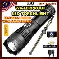 XHP50 50000 Lumens Lampu Suluh Zoom LED Flashlight XLamp 18650 26650 Usb Waterproof Rechargeable Tor