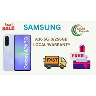 SAMSUNG A36 5G || LOCAL WARRANTY || 8/256GB || BEST OFFER || FREE GIFTS || 50MP CAMERA ||