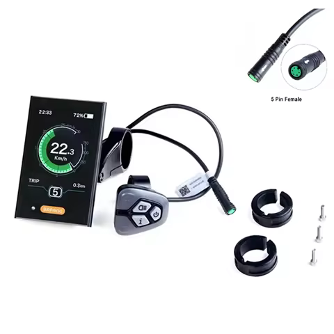 BAFANG LCD DPC18 UART Protocol Display only For Bafang Mid Motor BBS01B BBS02B BBSHD M620 G510 M400 