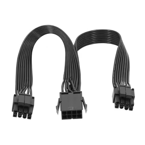 CPU 8Pin Female 2 CPU 8PINs Converter Adapter Support for Computer Mainboard CPU 8+8/8+4 8Pin Splitt