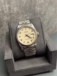 ✅奶油電腦面🌕✅勞力士Rolex Datejust 16220 Cream 🌕✅not 16234✅靚殼-靚狀態-機芯狀態良好✅36mm✅ 實體交收🏠保證原裝正貨✅