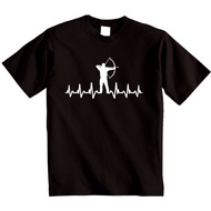Archery Tee It'S In My Heartbeat Archery T Shirt Bow &amp; Arrow Novelty T-Shirt