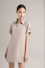Moonlight Dress Beige Color