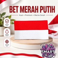 MERAH KNITTED SCHOOL BET RED AND WHITE BET UNIFORM/BET