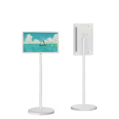 32" White LED Backlit Stand Me Smart Android 10 TV HDTV Portable Touch Screen LCD Battery Power Batt