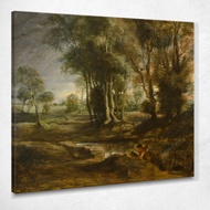 Evening Landscape With Timber Wagon Peter Paul Rubens ppr68 Canvas Print