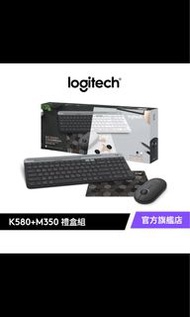 Logitech 藍牙無線鍵盤滑鼠組 K580 M350