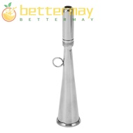 BETTER-MAYSHOW Handheld Foghorn, 304 Stainless Steel Removable Mouthpiece Boat Fog Horn, Emergency U