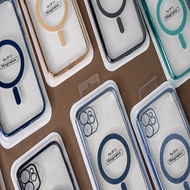 CaseAbc- Case Chrome Magsafe iphone 13 6.1 | 13 Pro 6.1 | 13 Pro Max 6.7 | 14 Pro 6.1 | 14 Pro Max 6