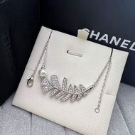CHANEL 香奈兒 珍珠 羽毛 頸鏈 項鏈 禮物