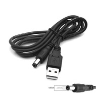 USB 2.0 A Male To DC 5.5mm*2.5mm Power Cable
