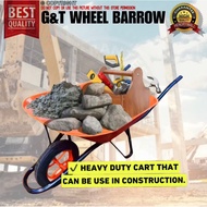 ♞,♘,♙HEAVY DUTY G&T WHEEL BARROW/KARITILYA WITH 13" INCHES WHEEL FOR GARDENING AND CONTRUCTIONS
