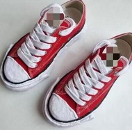 รองเท้าผ้าใบกีฬา Mihara Soluble สำหรับผู้ชายและผู้หญิง ทรงลำลอง ส้นแบน พื้นยาง รองเท้าผ้าใบสีพื้น รอ