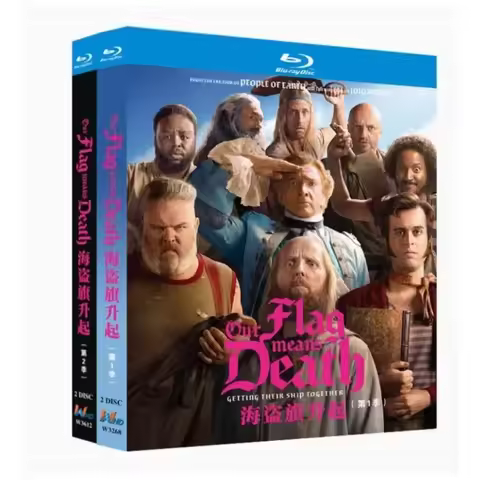 Our Flag Means Death Season 1-2 BD Movie TV Film 4-Disc All Region New Box Set Blu-ray disc