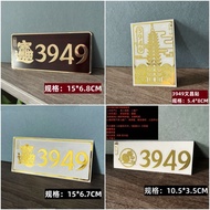 Tai Brother Recommended 3949 Lucky Fortune Car Sticker House Number Sticker Nine Purple Away Koi Lot