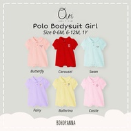 Bohopanna Polo Bodysuit Girl / playsuit baby Girl 0-12 months