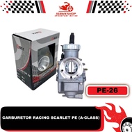 COMBO FLASH SALE Carburetor Racing { PE : 24 26 28 30 } [ A Class ] " Original Scarlet " ( karburato