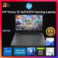 Hp victus 15-fa2743TX (I7-14650HX/16GB/512GB/15.6 FHD/6GB RTX4050/OFF HOME 2024/W11/BAG/2Y) Gaming L